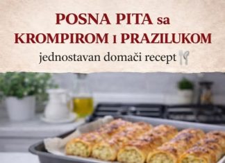 Posna pita sa krompirom i prazilukom… Jednostavan domaći recept Posna pita sa krompirom i prazilukom… Jednostavan domaći recept - featured image