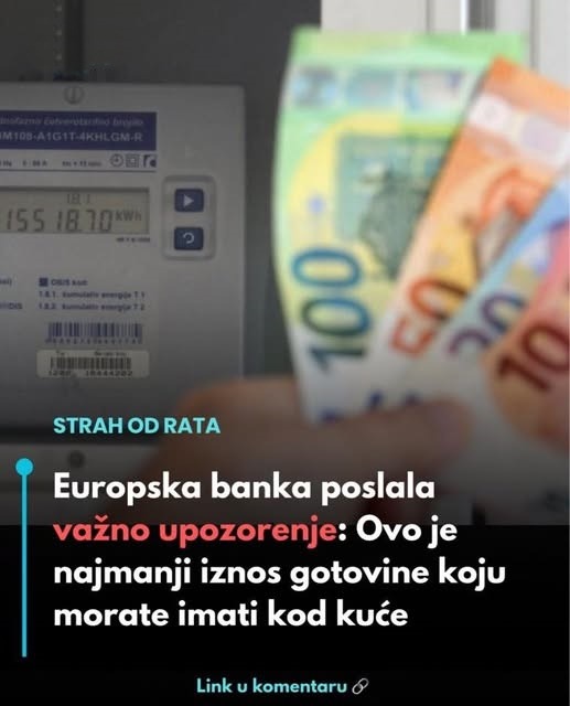 Europska banka poslala važno upozorenje: Ovo je najmanji iznos gotovine koju morate imati kod kuće - featured image