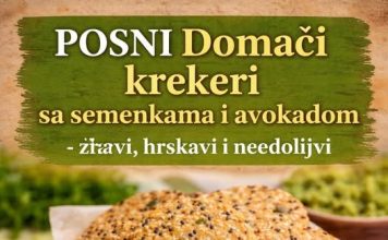 Posni domaći krekeri sa semenkama i avokadom – recept Posni domaći krekeri sa semenkama i avokadom – recept - featured image