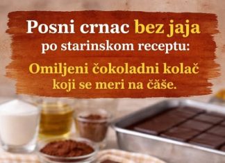 Posni crnac bez jaja po starinskom receptu….Omiljeni čokoladni kolač koji se meri na čase… Posni crnac bez jaja po starinskom receptu….Omiljeni čokoladni kolač koji se meri na čase… - featured image
