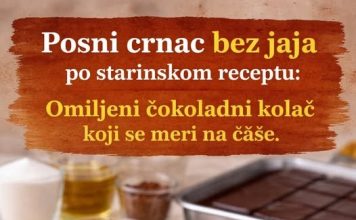 Posni crnac bez jaja po starinskom receptu….Omiljeni čokoladni kolač koji se meri na čase… Posni crnac bez jaja po starinskom receptu….Omiljeni čokoladni kolač koji se meri na čase… - featured image