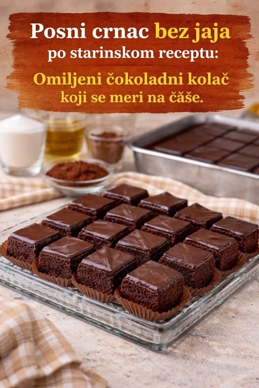 Posni crnac bez jaja po starinskom receptu….Omiljeni čokoladni kolač koji se meri na čase… - featured image Posni crnac bez jaja po starinskom receptu….Omiljeni čokoladni kolač koji se meri na čase… - featured image