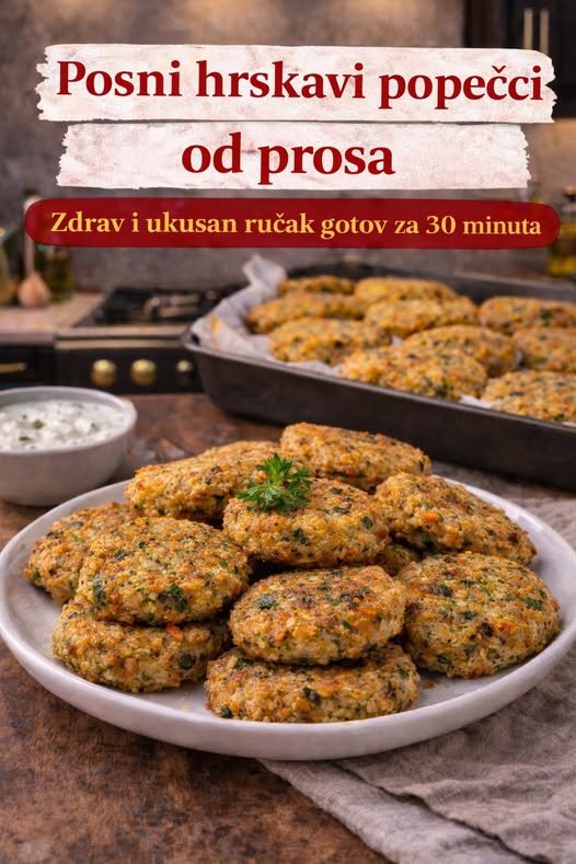 Posni hrskavi popečci od prosa – zdrav i ukusan ručak… - featured image