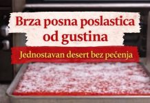 Brza posna poslastica od gustina – jednostavan desert bez pečenja Brza posna poslastica od gustina – jednostavan desert bez pečenja - featured image