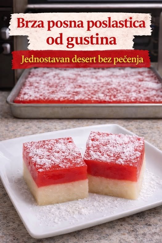 Brza posna poslastica od gustina – jednostavan desert bez pečenja - featured image