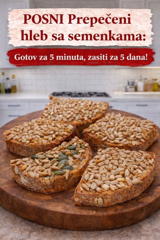 POSNI prepečeni hleb sa semenkama – gotov za 5 minuta, zasiti za 5 dana… - featured image