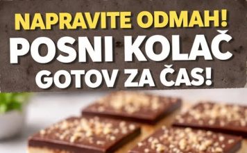 Napravite odmah, posni kolač gotov za čas Napravite odmah, posni kolač gotov za čas - featured image