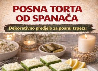 Posna torta od spanaća – dekorativno predjelo Posna torta od spanaća – dekorativno predjelo - featured image