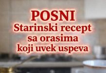 Posni starinski kolač sa orasima, koji uvijek uspijeva Posni starinski kolač sa orasima, koji uvijek uspijeva - featured image