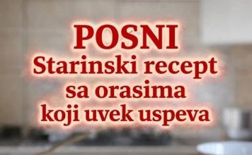 Posni starinski kolač sa orasima, koji uvijek uspijeva Posni starinski kolač sa orasima, koji uvijek uspijeva - featured image