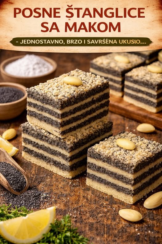 POSNE ŠTANGLICE SA MAKOM, jednostavno, brzo i savršeno ukusno… - featured image