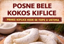 Posne bele kokos kiflice. Prhke kiflice koje se tope u ustima… Posne bele kokos kiflice. Prhke kiflice koje se tope u ustima… - featured image