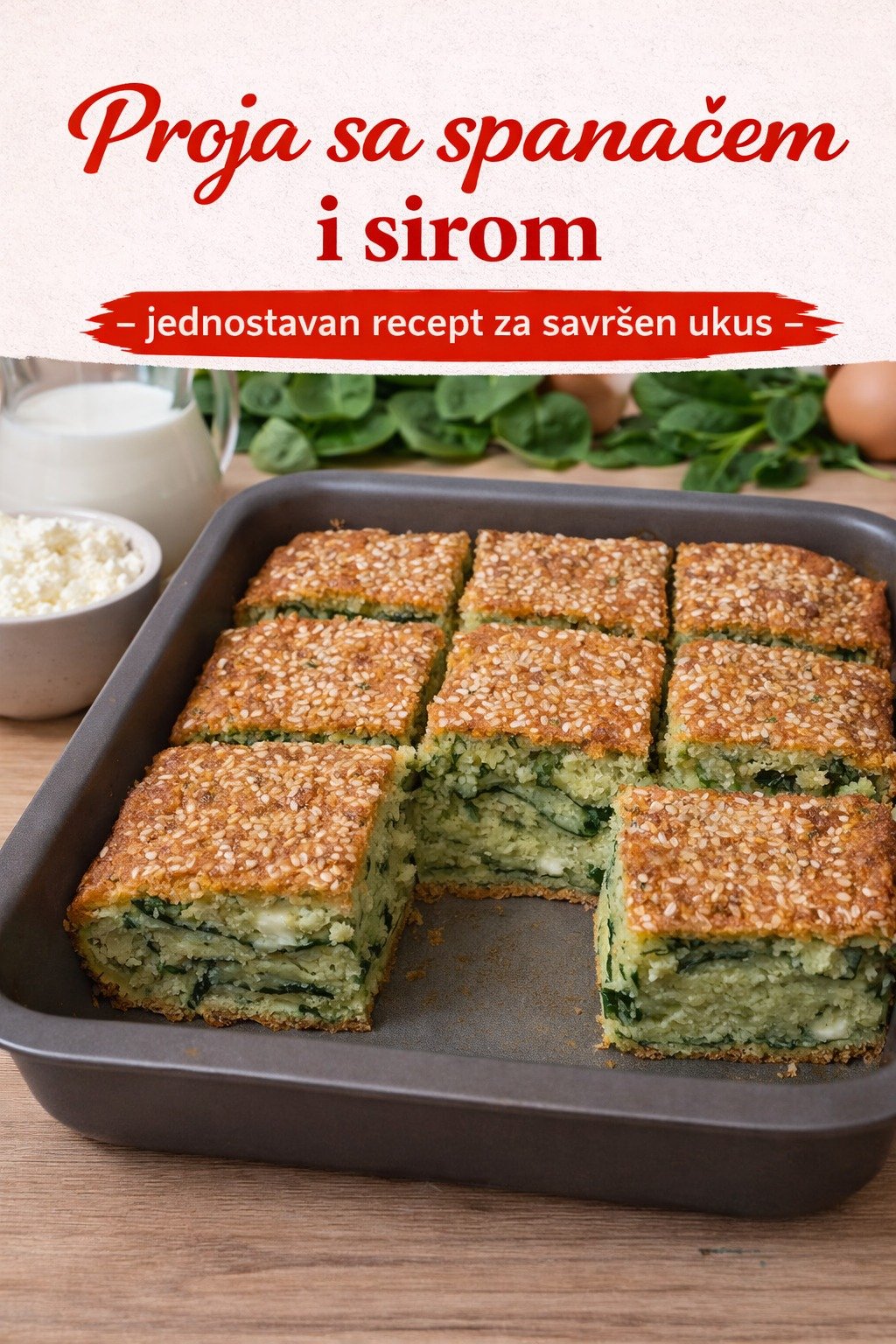 Proja sa spanacem i sirom, jednostavan recept za savršen ukus… - featured image