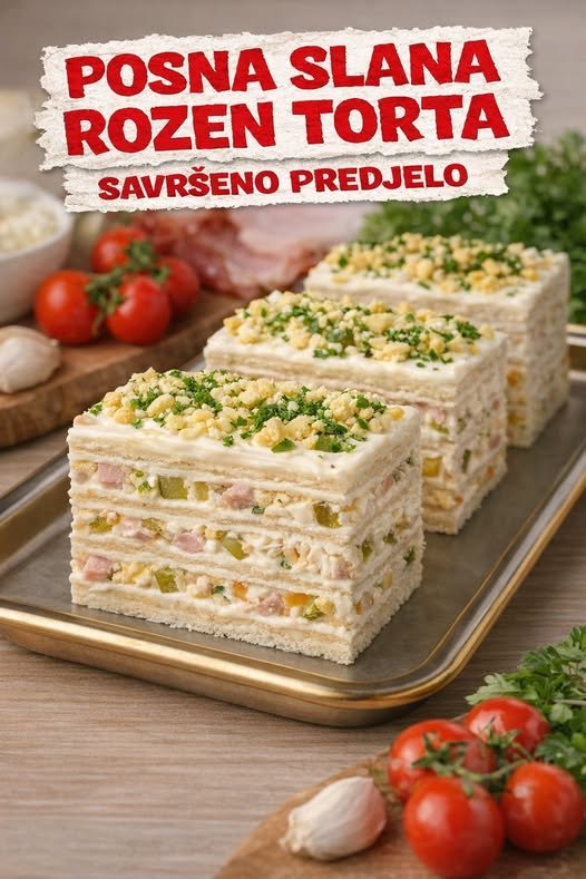 POSNA SLANA ROZEN torta, savršeno predjelo… - featured image