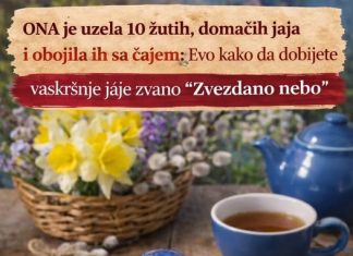 ONA je uzela 10 žutih, domaćih jaja i obojila ih sa čajem: Evo kako da dobijete vaskršnje jaje zvano “Zvezdano nebo” ONA je uzela 10 žutih, domaćih jaja i obojila ih sa čajem: Evo kako da dobijete vaskršnje jaje zvano “Zvezdano nebo” - featured image