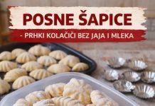 Posne šapice – prhki kolačići bez jaja i mleka Posne šapice – prhki kolačići bez jaja i mleka - featured image