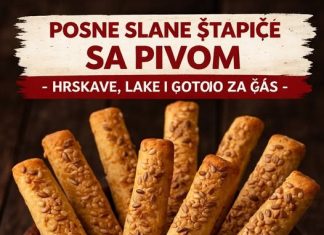 Posni slani štapici sa pivom, hrskave, lake i gotove začas Posni slani štapici sa pivom, hrskave, lake i gotove začas - featured image