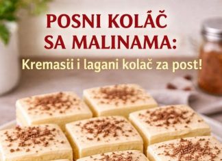 Posni kolač sa malinama – kremasti i lagani kolač za post Posni kolač sa malinama – kremasti i lagani kolač za post - featured image