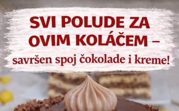 SVI POLUDE ZA OVIM KOLAČEM – savršen spoj čokolade i kreme! SVI POLUDE ZA OVIM KOLAČEM – savršen spoj čokolade i kreme! - featured image
