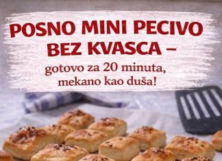 POSNO MINI PECIVO BEZ KVASCA, gotovo za 20 minuta, mekano kao duša…. POSNO MINI PECIVO BEZ KVASCA, gotovo za 20 minuta, mekano kao duša…. - featured image