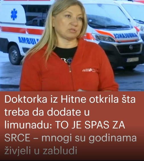 Poznata doktorica otkrila šta treba da dodate u limunadu: TO JE SPAS ZA SRCE! - featured image