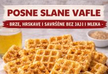 Posne slane vafle – brze, hrskave i savršene bez jaja i mleka Posne slane vafle – brze, hrskave i savršene bez jaja i mleka - featured image