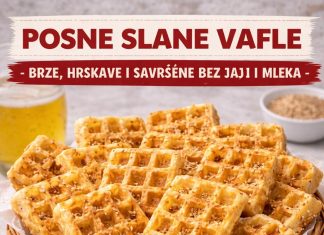 Posne slane vafle – brze, hrskave i savršene bez jaja i mleka Posne slane vafle – brze, hrskave i savršene bez jaja i mleka - featured image