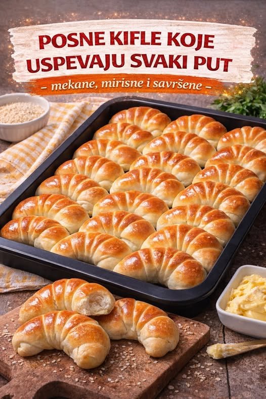 POSNE KIFLE KOJE USPEVAJU SVAKI PUT, mekane, mirisne i savršene… - featured image POSNE KIFLE KOJE USPEVAJU SVAKI PUT, mekane, mirisne i savršene… - featured image