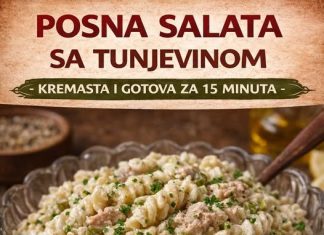 Posna salata sa tunjevinom…Kremasta i gotova za 15 minuta Posna salata sa tunjevinom…Kremasta i gotova za 15 minuta - featured image