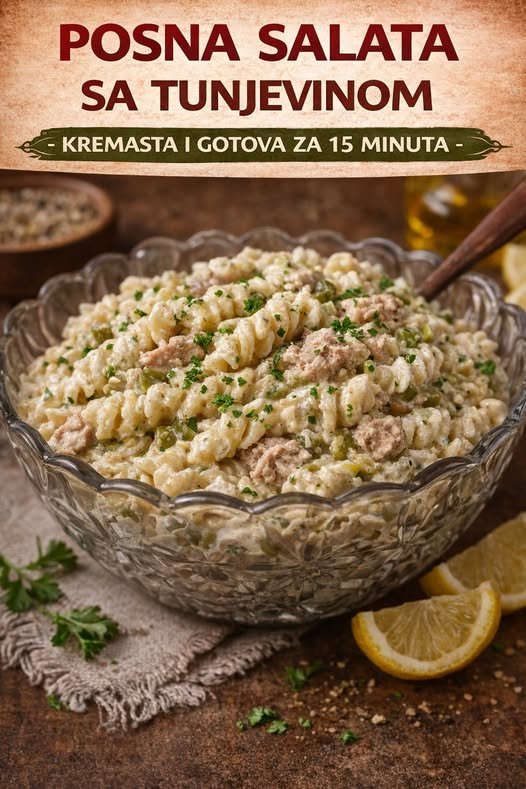 Posna salata sa tunjevinom…Kremasta i gotova za 15 minuta - featured image