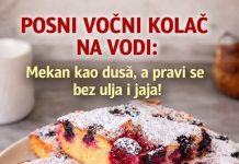 Posni voćni kolač na vodi – recept, mekan kao dusa, a pravi se bez ulja i jaja Posni voćni kolač na vodi – recept, mekan kao dusa, a pravi se bez ulja i jaja - featured image