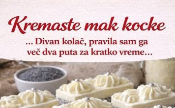Kremaste mak kocke … Divan kolač, pravila sam ga već dva puta za kratko vreme Kremaste mak kocke … Divan kolač, pravila sam ga već dva puta za kratko vreme - featured image