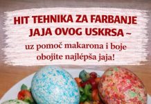 HIT TEHNIKA ZA FARBANJE JAJA SA MAKARONAMA, uz pomoć makarona i boje obojite najljepša jaja… HIT TEHNIKA ZA FARBANJE JAJA SA MAKARONAMA, uz pomoć makarona i boje obojite najljepša jaja… - featured image