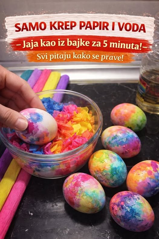 Samo KREP PAPIR i voda…Jaja kao iz bajke za 5 minuta…Svi pitaju kako se prave… - featured image Samo KREP PAPIR i voda…Jaja kao iz bajke za 5 minuta…Svi pitaju kako se prave… - featured image