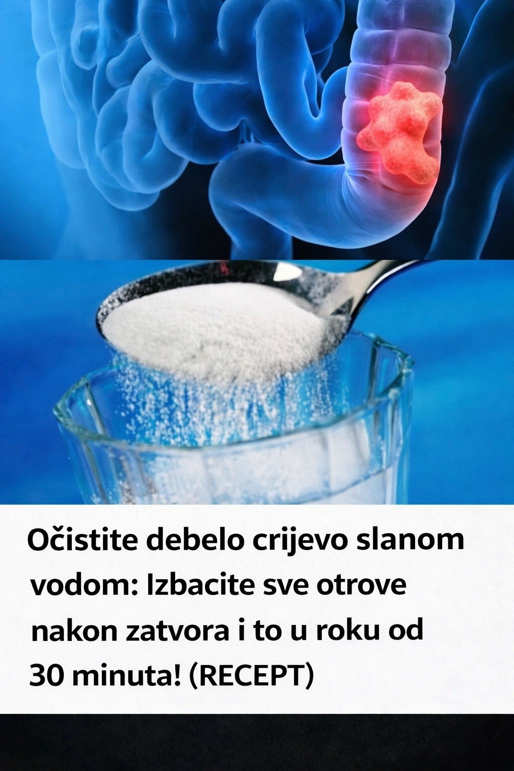 Očistite debelo crijevo slanom vodom: izbacite sve otrove nakon zatvora I to u roku od 30 minuta! (recept) - featured image