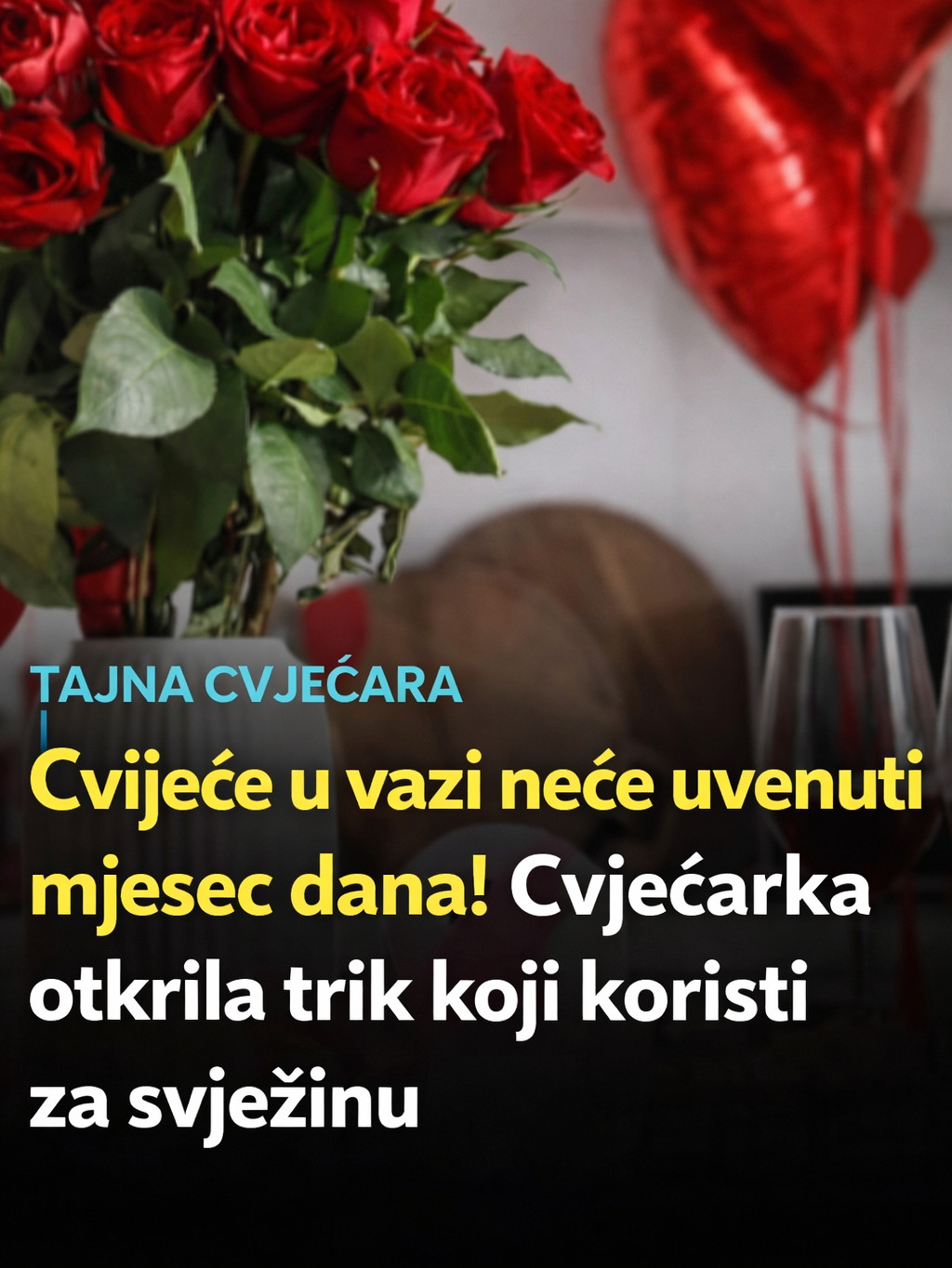 Cvijeće u vazi neće uvenuti mjesec dana!-Cvjećarka otkrila trik koji koristi za svježinu - featured image