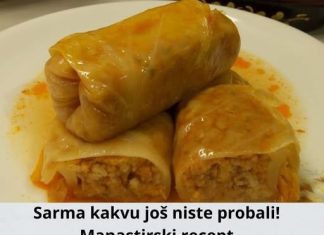 Sarma kakvu još niste probali! Manastirski recept Sarma kakvu još niste probali! Manastirski recept - featured image