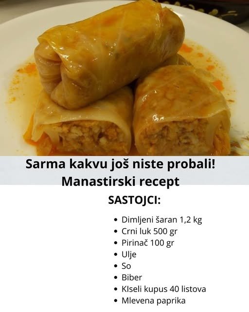 Sarma kakvu još niste probali! Manastirski recept - featured image