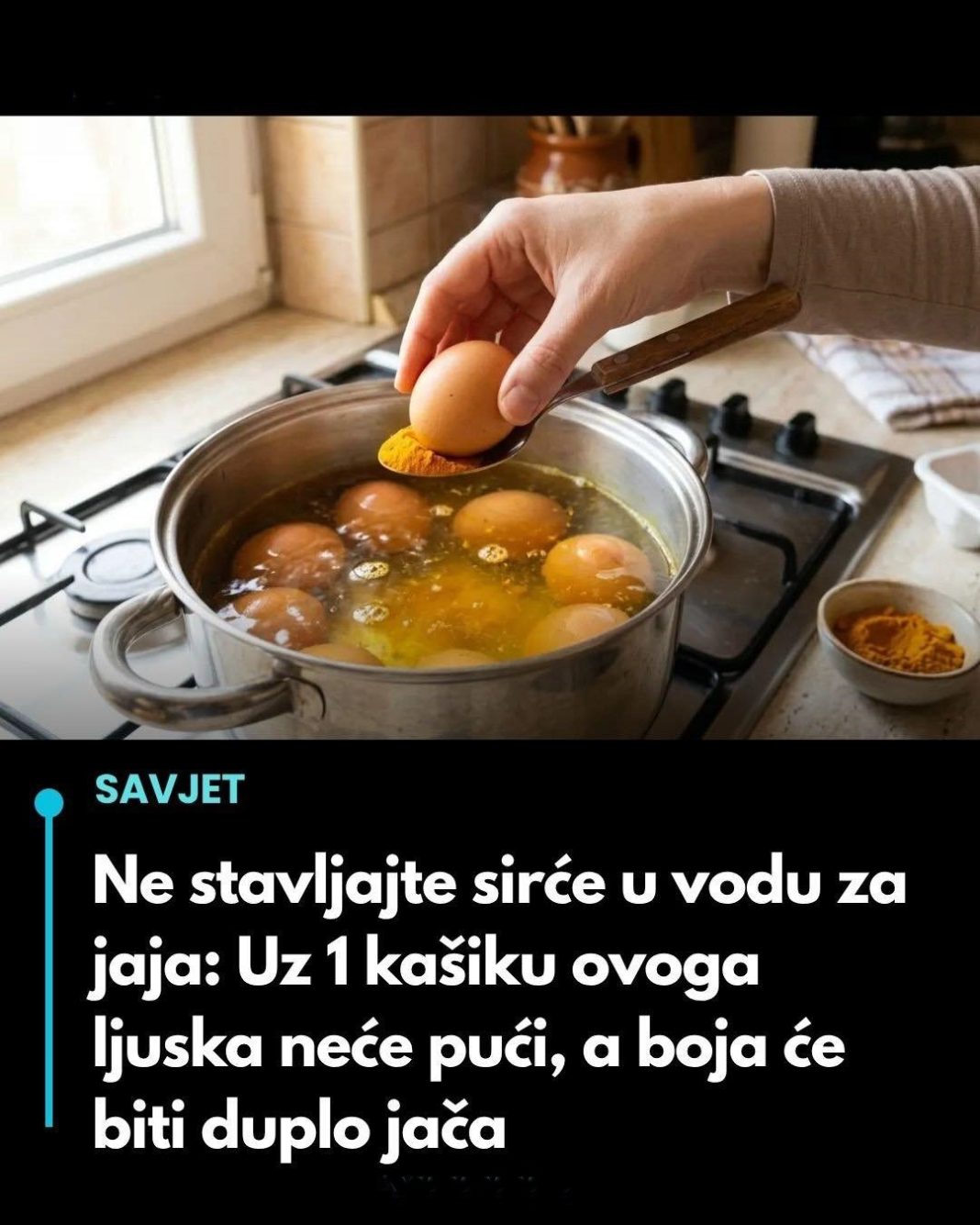 Ne stavljajte sirće u vodu za jaja: Uz 1 kašiku ovoga ljuska neće pući, a boja će biti duplo jača - featured image