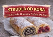 ŠTRUDLA OD KORA – Ovo bi svaka domaćica trebala da zna! ŠTRUDLA OD KORA – Ovo bi svaka domaćica trebala da zna! - featured image