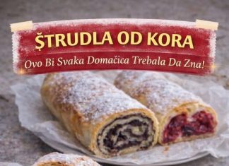 ŠTRUDLA OD KORA – Ovo bi svaka domaćica trebala da zna! ŠTRUDLA OD KORA – Ovo bi svaka domaćica trebala da zna! - featured image