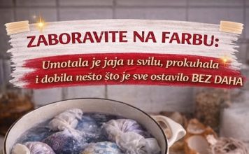 ZABORAVITE NA FARBU: Umotala je jaja u svilu, prokuhala i dobila nešto što je sve ostavilo BEZ DAHA ZABORAVITE NA FARBU: Umotala je jaja u svilu, prokuhala i dobila nešto što je sve ostavilo BEZ DAHA - featured image
