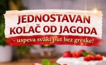 JEDNOSTAVAN KOLAČ OD JAGODA – uspeva svaki put bez greške! JEDNOSTAVAN KOLAČ OD JAGODA – uspeva svaki put bez greške! - featured image