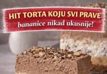 HIT TORTA KOJU SVI PRAVE – bananice nikad ukusnije! HIT TORTA KOJU SVI PRAVE – bananice nikad ukusnije! - featured image