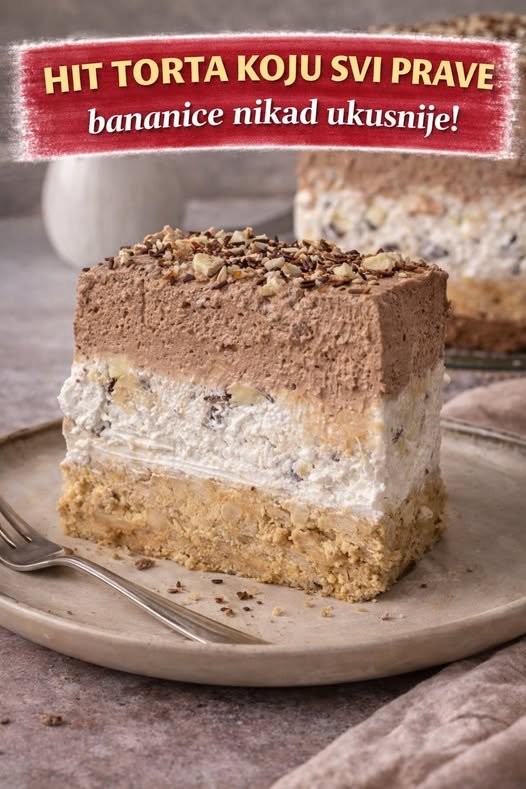 HIT TORTA KOJU SVI PRAVE – bananice nikad ukusnije! - featured image