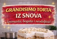 GRANDISIMO TORTA IZ SNOVA – kremasta, bogata i neodoljiva! GRANDISIMO TORTA IZ SNOVA – kremasta, bogata i neodoljiva! - featured image
