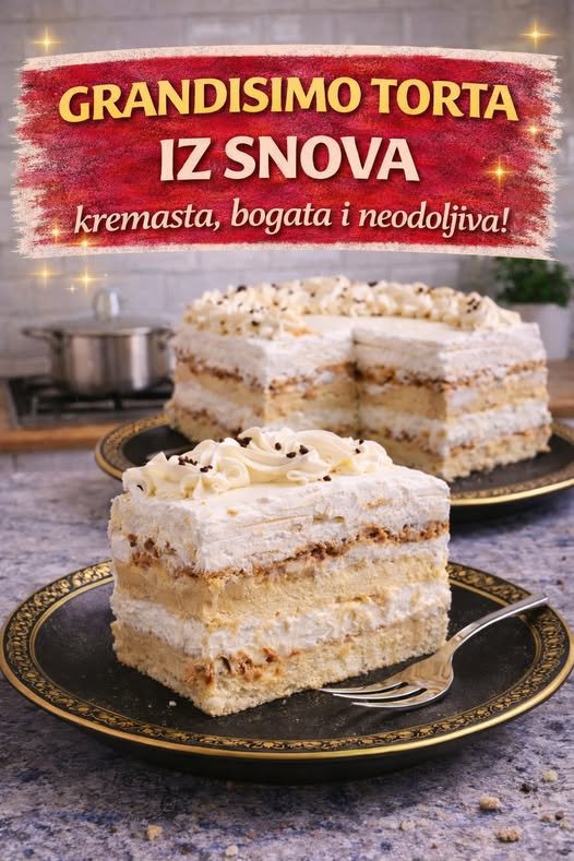 GRANDISIMO TORTA IZ SNOVA – kremasta, bogata i neodoljiva! - featured image GRANDISIMO TORTA IZ SNOVA – kremasta, bogata i neodoljiva! - featured image