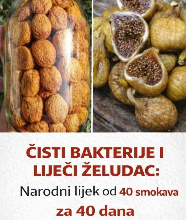 ČISTI BAKTERIJE I LIJEČI ŽELUDAC: Narodni lijek od 40 smokava za 40 dana - featured image