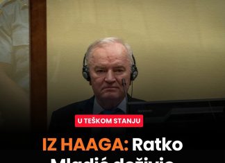Ratko Mladić doživio moždani udar Ratko Mladić doživio moždani udar - featured image