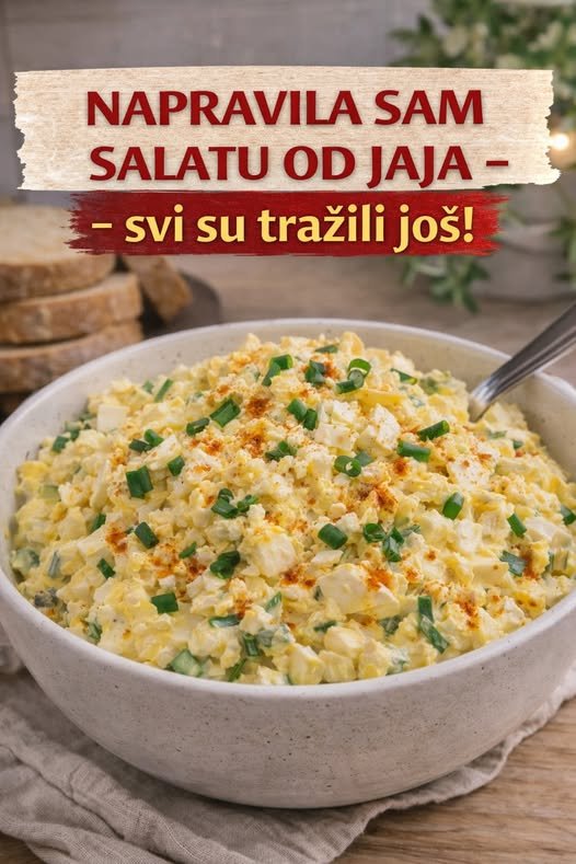 NAPRAVILA SAM SALATU OD JAJA – svi su tražili još! - featured image NAPRAVILA SAM SALATU OD JAJA – svi su tražili još! - featured image